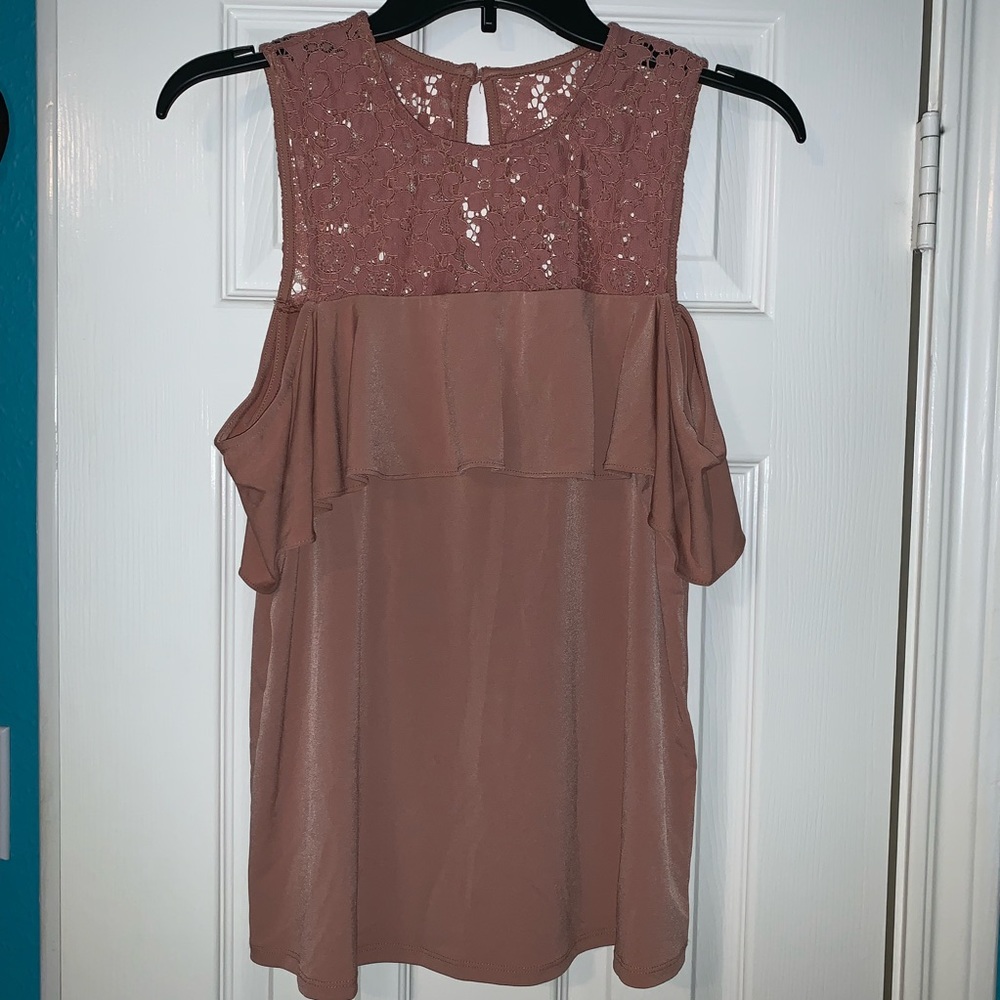 Express Flowy pink blouse